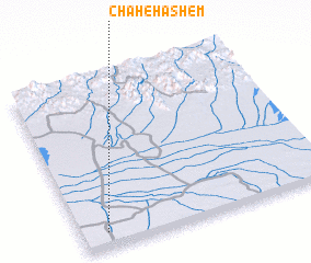 3d view of Chāh-e Hāshem