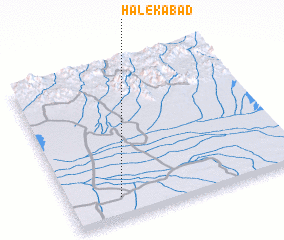 3d view of Ḩālekābād