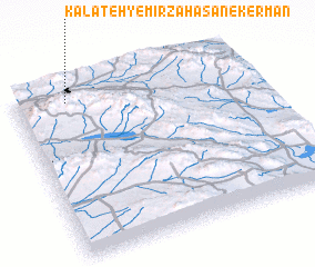 3d view of Kalāteh-ye Mīrzā Ḩasan-e Kermān