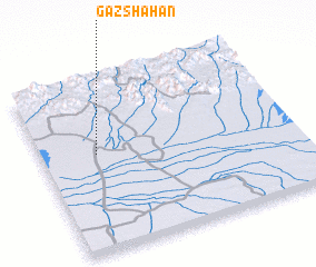3d view of Gaz Shāhān
