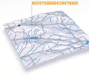 3d view of Ḩoseynābād-e Sheybānī