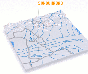 3d view of Sowdūkābād