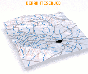 3d view of Derakht-e Senjed