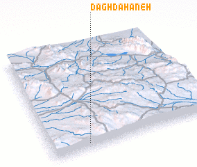 3d view of Dāgh Dahaneh