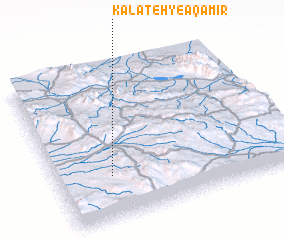 3d view of Kalāteh-ye Āqā Mīr