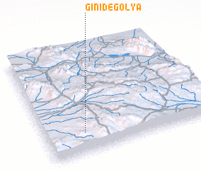 3d view of Gīnīd-e Golyā