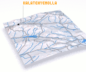 3d view of Kalāteh-ye Mollā