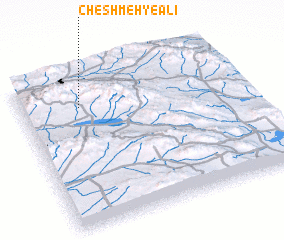 3d view of Cheshmeh-ye ‘Alī