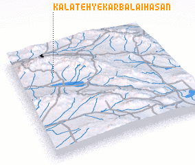 3d view of Kalāteh-ye Karbalā\