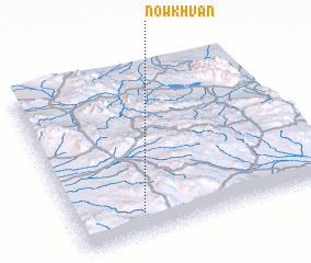 3d view of Now Khvān