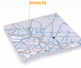 3d view of Mīr Qal‘eh