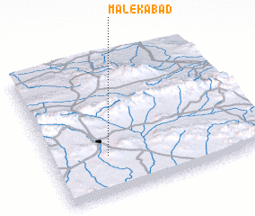 3d view of Malekābād