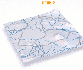 3d view of Deh Mīr