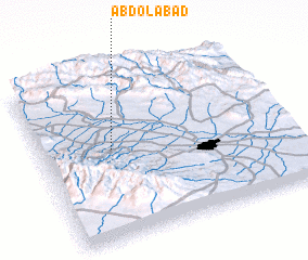 3d view of ‘Abdolābād