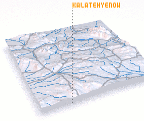 3d view of Kalāteh-ye Now