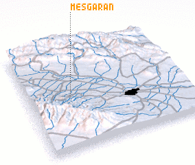 3d view of Mesgarān