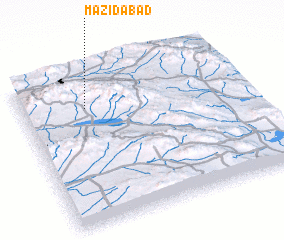 3d view of Mazīdābād