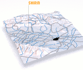 3d view of Shīrīn