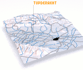 3d view of Tūp Derakht