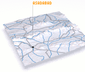 3d view of Asadābād