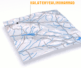 3d view of Kalāteh-ye ‘Alī Moḩammad