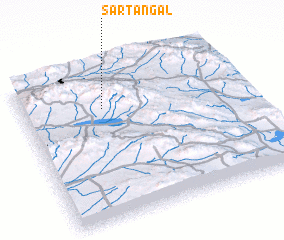 3d view of Sar Tangal