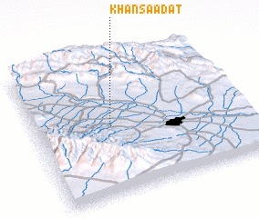 3d view of Khān Sa‘ādat