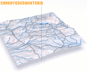 3d view of Cheshmeh-ye Derakht-e Bīd