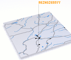 3d view of Mezhozërnyy