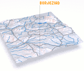 3d view of Borj-e Zīād