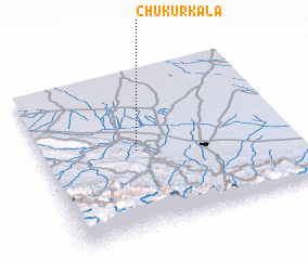 3d view of Chukur-Kala