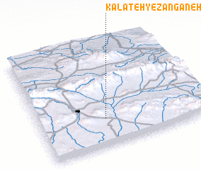 3d view of Kalāteh-ye Zanganeh