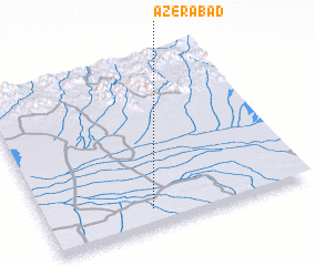 3d view of Āzerābād