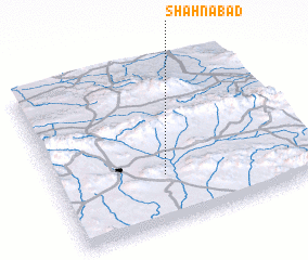 3d view of Shahnābād