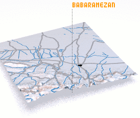 3d view of Bābā Rameẕān