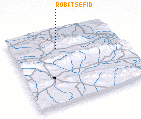 3d view of Robāţ Sefīd