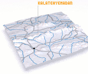 3d view of Kalāteh-ye Ma‘dan