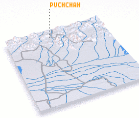 3d view of Pūch Chāh