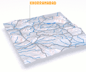 3d view of Khorramābād