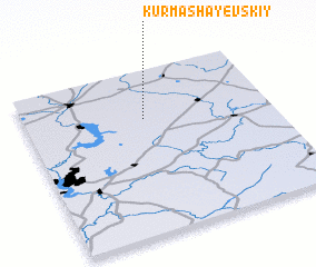 3d view of Kurmashayevskiy