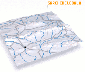 3d view of Sar Chehel-e Bālā