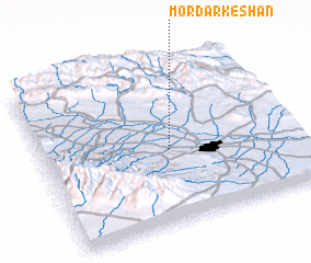 3d view of Mordār Keshān