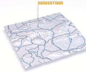 3d view of Dandeh Tīhān