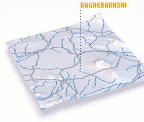 3d view of Bāgh-e Bakhshī