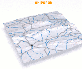 3d view of Amīrābād