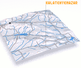 3d view of Kalāteh-ye Mazār