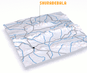 3d view of Shūrāb-e Bālā