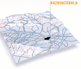 3d view of Bāz Howz-e Bālā