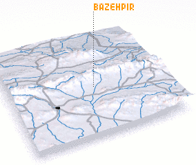 3d view of Bāzeh Pīr