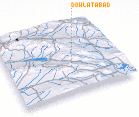 3d view of Dowlatābād